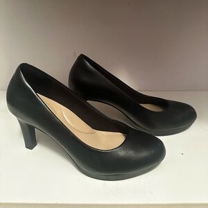 Clarks Elegant Black Heels
